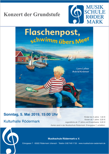 Flaschenpost, schwimm übers Meer